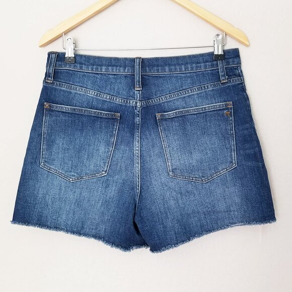 Madewell Cutoff Edition Glenoaks Wash Jean High-Rise Denim Shorts F7019 Size 29 - Picture 8 of 16